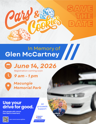 Cars & Cookies In Memory Of Glen McCartney
