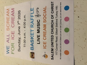 Ice Cream Social/Basket Raffel