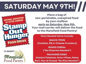 Stamp Out Hunger - National Letter Carriers Food Drive