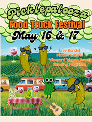 Picklepalooza Food Truck Festival at Laurita Winery May 16 & 17