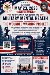 Run/Walk To Support Military Mental Health & The Wounded Warrior Project