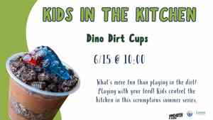 Kids In The Kitchen: Dino Dirt Cups