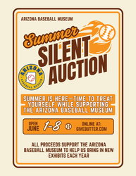 Arizona Baseball Museum Summer Silent Auction
