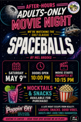 🚀✨ LATE NIGHT. CULT CLASSIC. MAXIMUM RIDICULOUSNESS @ POPPIN' OFF ✨🚀