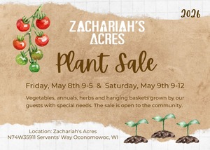Zachariah’s Acres Plant Sale