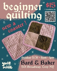 Beginner Quilting Workshop w/ yule made