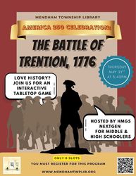 The Battle of Trenton Tabletop Game at the Mendham Township Library