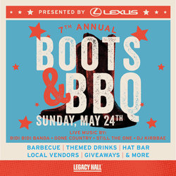 BOOTS & BBQ AT LEGACY HALL