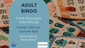 Adult BINGO Sponsored By Sage Health