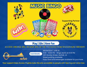 Music Bingo to benefit Access Virginia