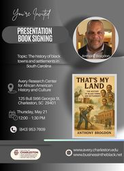 Historian, author Anthony Brogdon talks about Good Black History