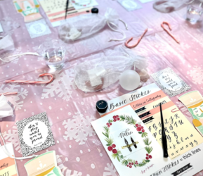 Modern Calligraphy & Gift Tag Lettering for Beginners at Sweetwaters Coffee & Tea