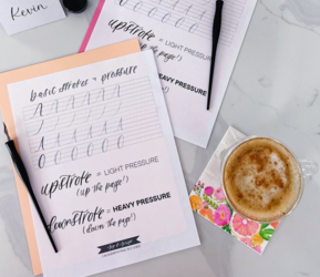 Modern Calligraphy for Beginners at Sweetwaters Coffee & Tea
