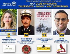 Rotary Club of St Louis Announces May Guest Speakers at MAC Downtown