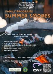 summer s'mores at Garfield park conservatory