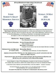 81st JUDGE ROBERT S. KRAFT MEMORIAL SERVICE