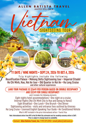 Vietnam Sightseeing Trip - 11 Days and Nine NIghts