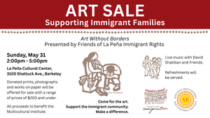 Art Sale Supporting the Immigrant Community: Art Without Borders