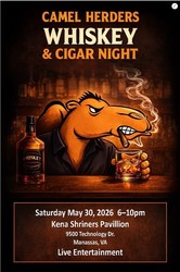 Whiskey & Cigar Night 2026 - Kena Shriners