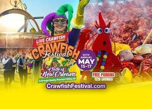 30th Crawfish Festival - May 15-17, 2026