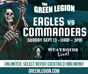 Eagles vs. Commanders - Green Legion Home Game Tailgate