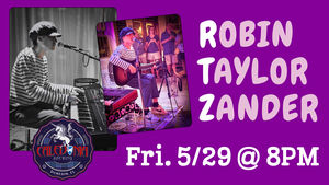 Robin Taylor Zander LIVE at Caledonia Brewing on Friday, May 29!