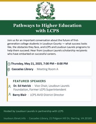 Pathways to Higher Education with LCPS and Loudoun Laurels