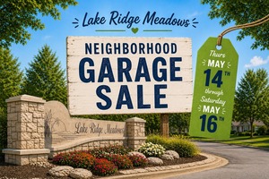 Lake Ridge Meadows Spring Garage Sale