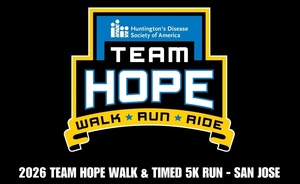 8th Annual HDSA San Jose Team Hope 5K Timed Run & 5K Walk