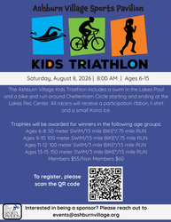 Ashburn Village Kids Triathlon