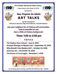 Art Comes Alive at the Port Chester-Rye Brook Public Library!