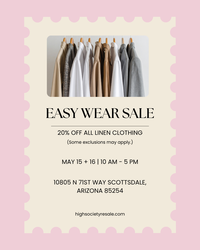 High Society Resale Boutique's Easy Wear Sale