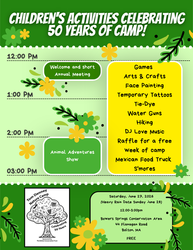 Children's Activities to Celebrate 50 Years of the Tom Denney Nature Camp