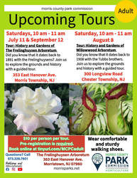 Tour: History and Gardens of The Frelinghuysen Arboretum