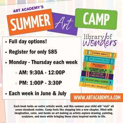 Library of wonders Summer Camp at Art Academy