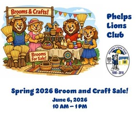 Phelps Lions Club Spring Broom Sale