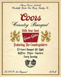 Coors Country Banquet at Skinny Dennis