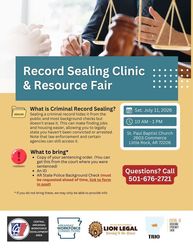 Record Sealing Clinic and Resource Fair