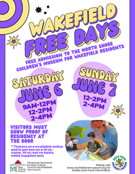 Wakefield Free Days at the North Shore Children's Museum