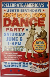 America's 250th Birthday 40s, 50s, 60s Dance Party