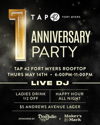 One Year Anniversary Party at Tap 42