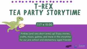 T-Rex Tea Party Storytime