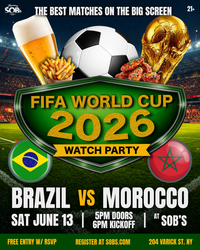 FIFA World Cup 2026: Brazil vs Morocco