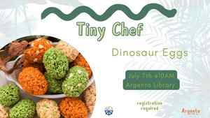 Tiny Chef: Dinosaur Eggs (Registration Required)