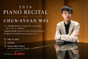 Chun-Syuan Wei Piano Recital