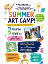 Summer Art Camp at Aspire Art Gallery