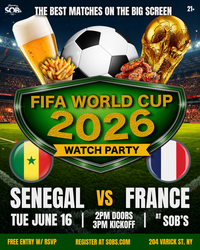 FIFA World Cup 2026: Senegal vs France