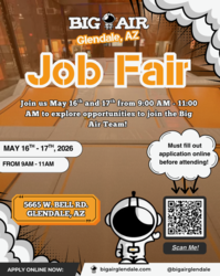 Big Air Trampoline Park Hosts Community Job Fair