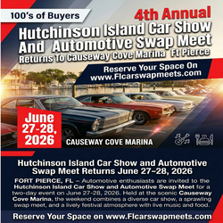 4th Annual Hutchinson Island Car Show And Automotive Swap Meet Returns To Causeway Cove Marina Ft Pi