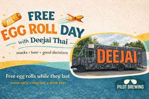 Free Egg Roll Day w/ Deejai Thai Food Truck